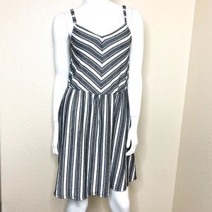 Black & White Striped Dress